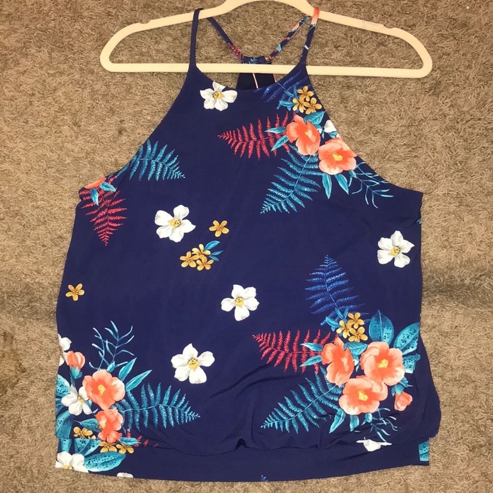 Express high neck tank blouse